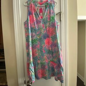 NEW Lilly Pulitzer Malone Dress Size XXL in Cay to My Heart
